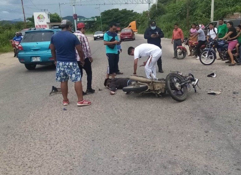 Pierde La Vida Motociclista En Accidente VillaFlores MX