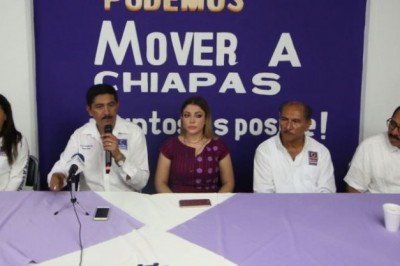 Hasta enero definirá Podemos Mover a Chiapas a candidatos 