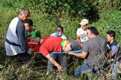 Automovilista herido