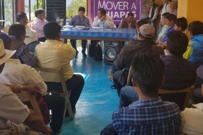 Se afilian a Podemos Mover a Chiapas exmilitantes del PRD, PRI, MC y PVEM