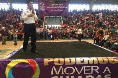 Rinden protesta Comités Comunitarios en Berriozábal de Podemos Mover a Chiapas