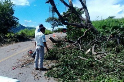 Fortalece monitoreo  Protección Civil por fuertes lluvias en Villacorzo