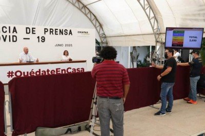 De 2 mil 650 casos acumulados en Chiapas, 55 % se han recuperado