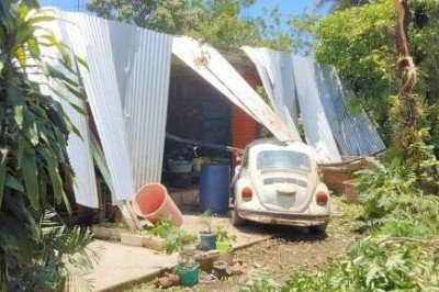 Atiende PC de Villacorzo daños en viviendas 